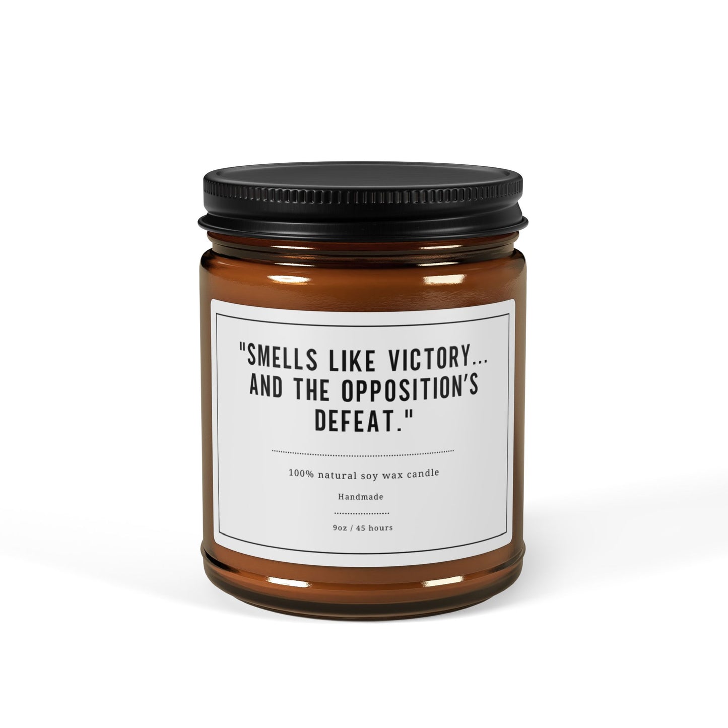 Scented Soy Candle - Amber Jar