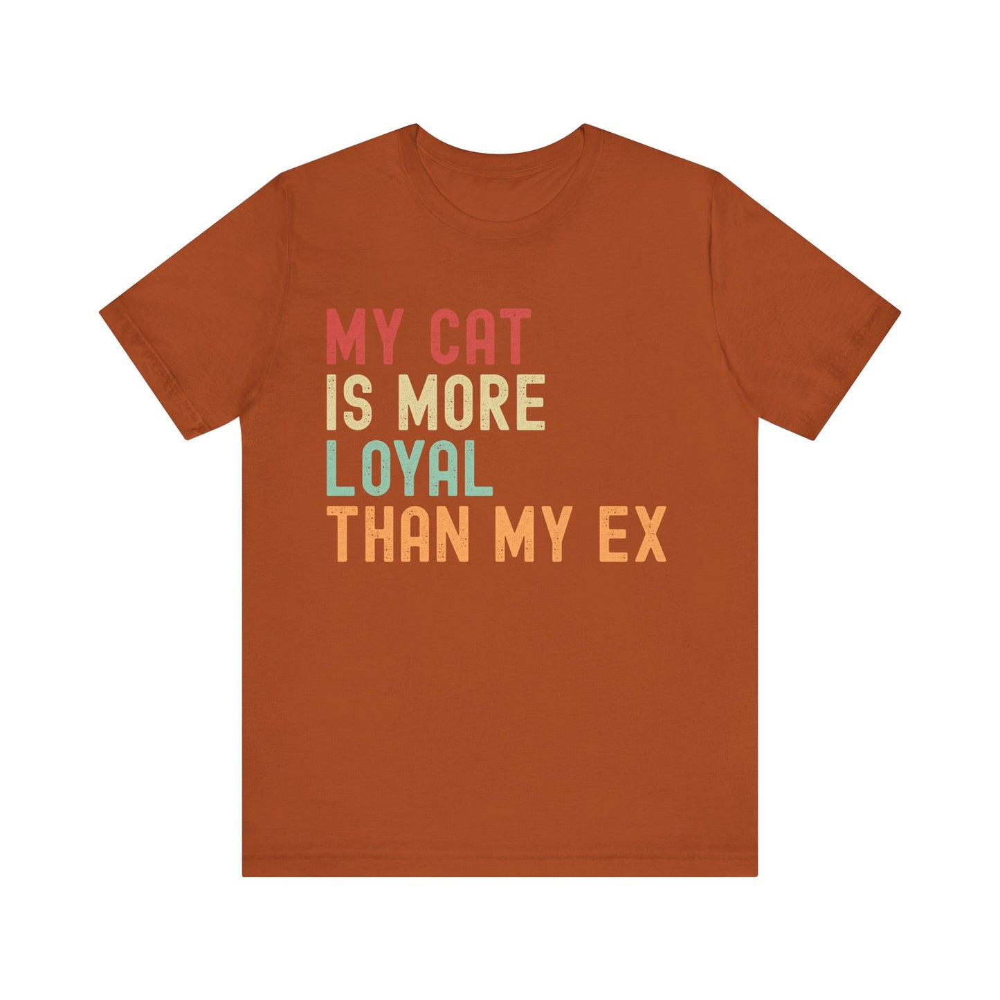 Funny Cat Lover T-Shirt - Autumn Color