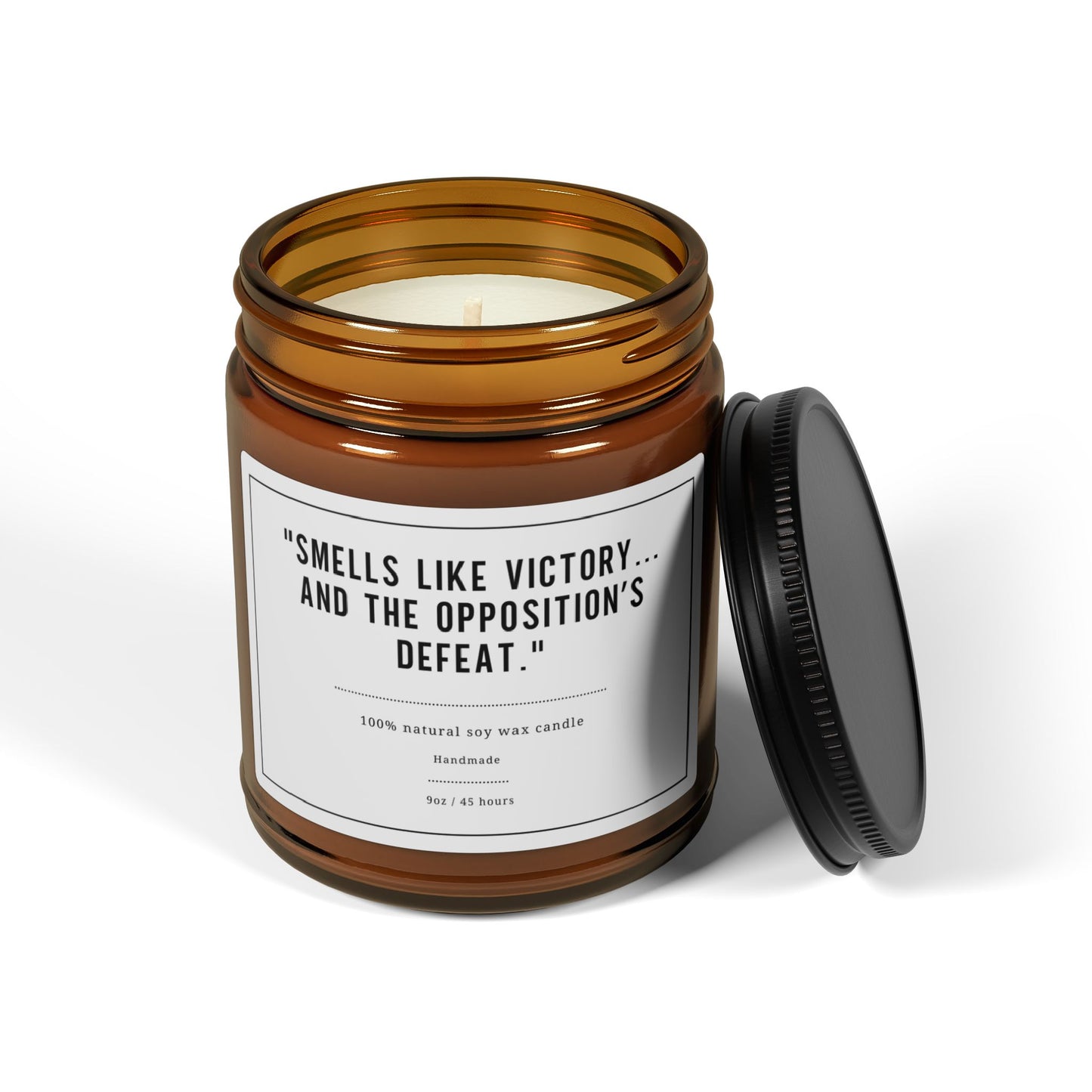 Scented Soy Candle - Amber Jar