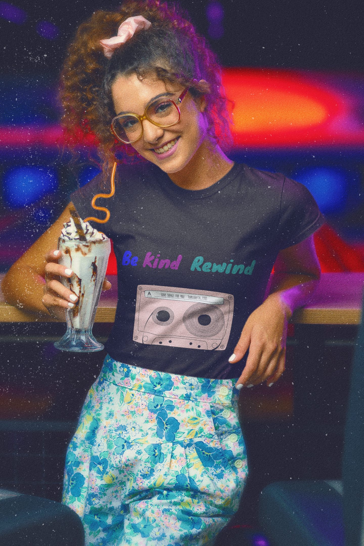 Be Kind Rewind t-shirt – retro 80s cassette tape unisex music lover shirt