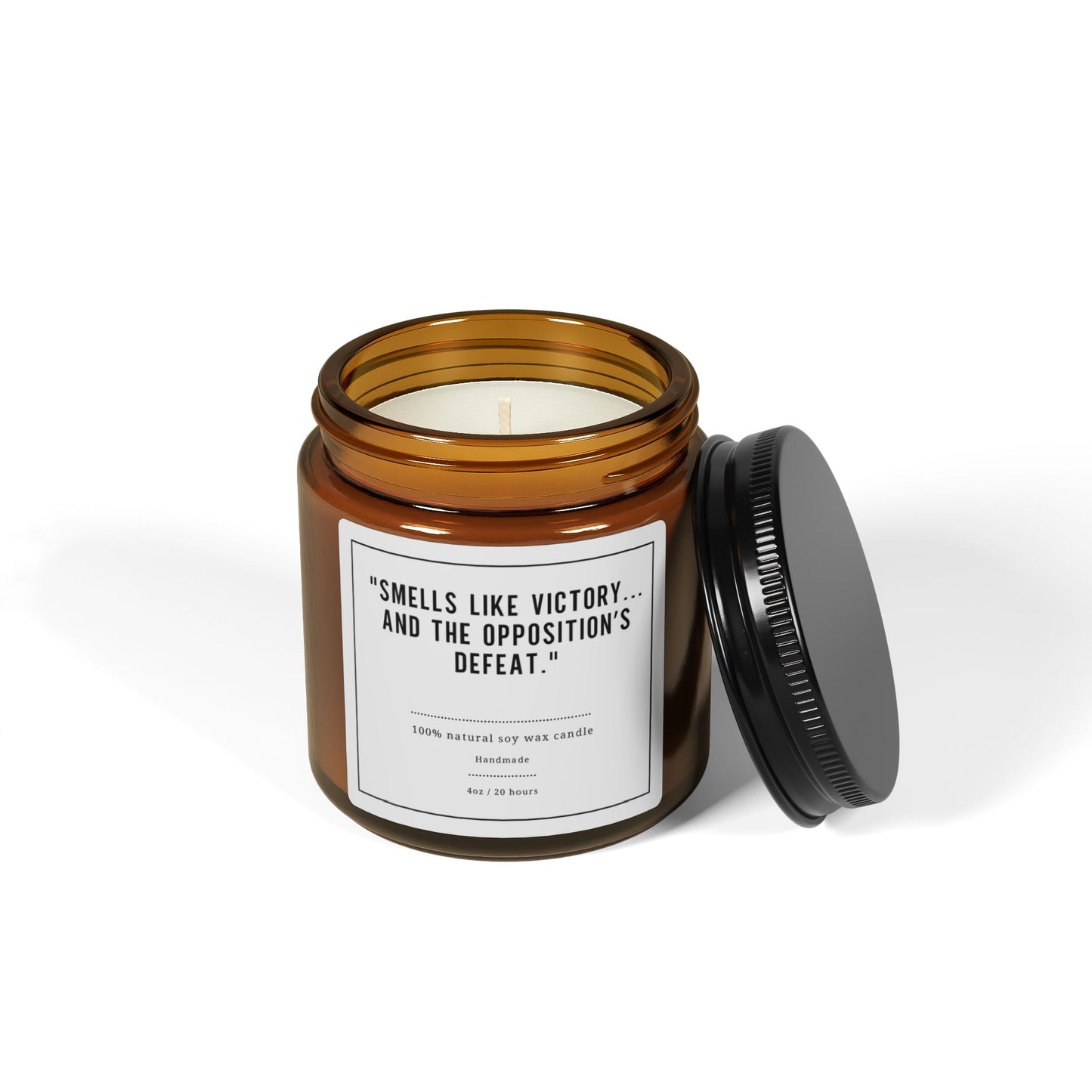 Scented Soy Candle - Amber Jar