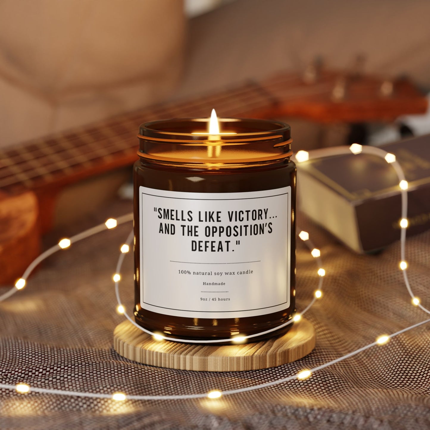Scented Soy Candle - Amber Jar