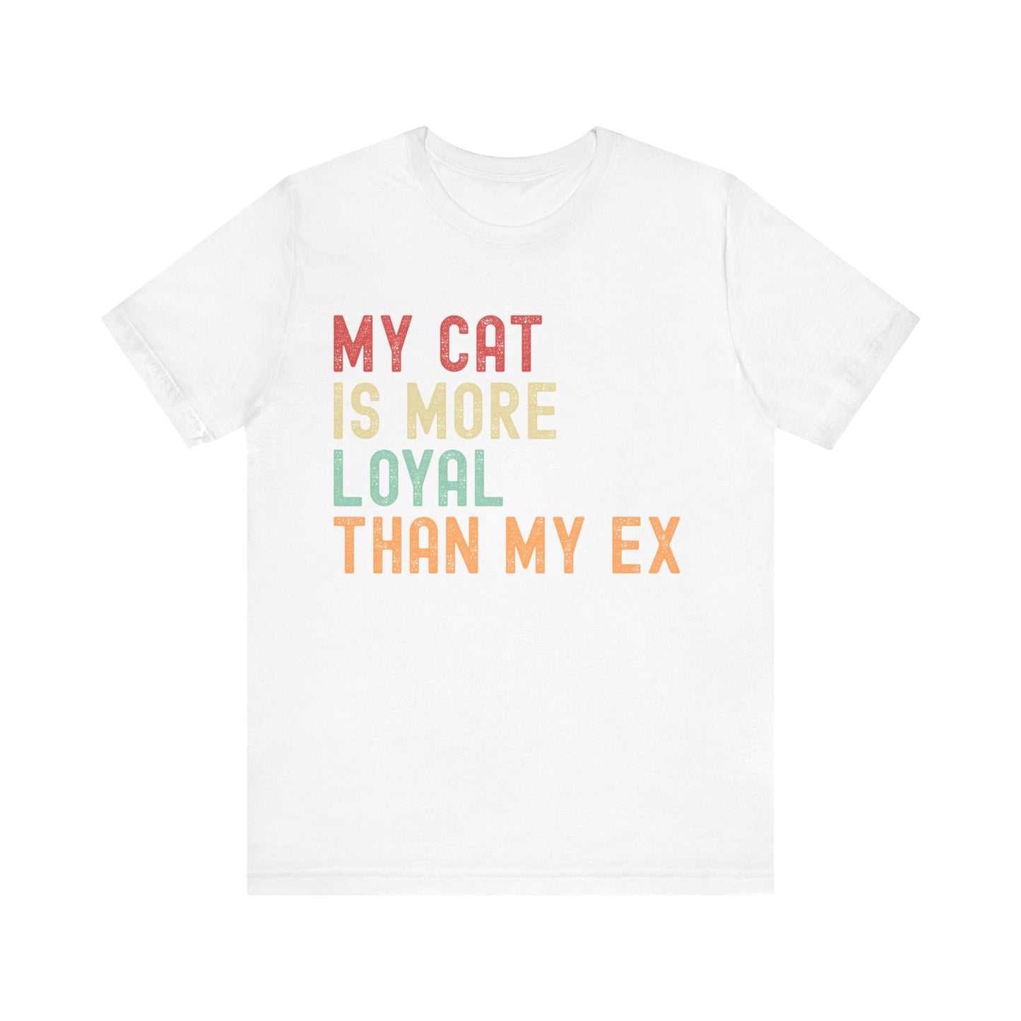 Funny Cat Lover T-Shirt - White Color