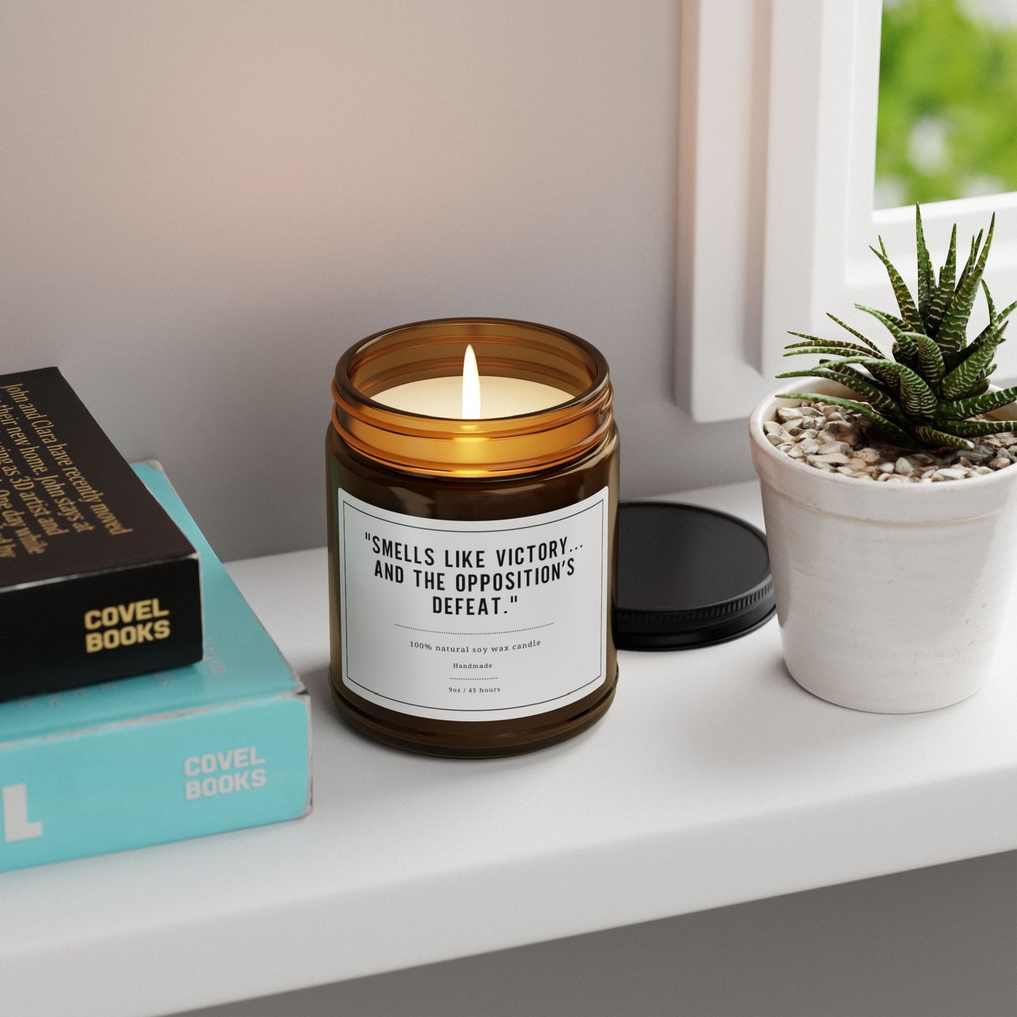 Scented Soy Candle - Amber Jar