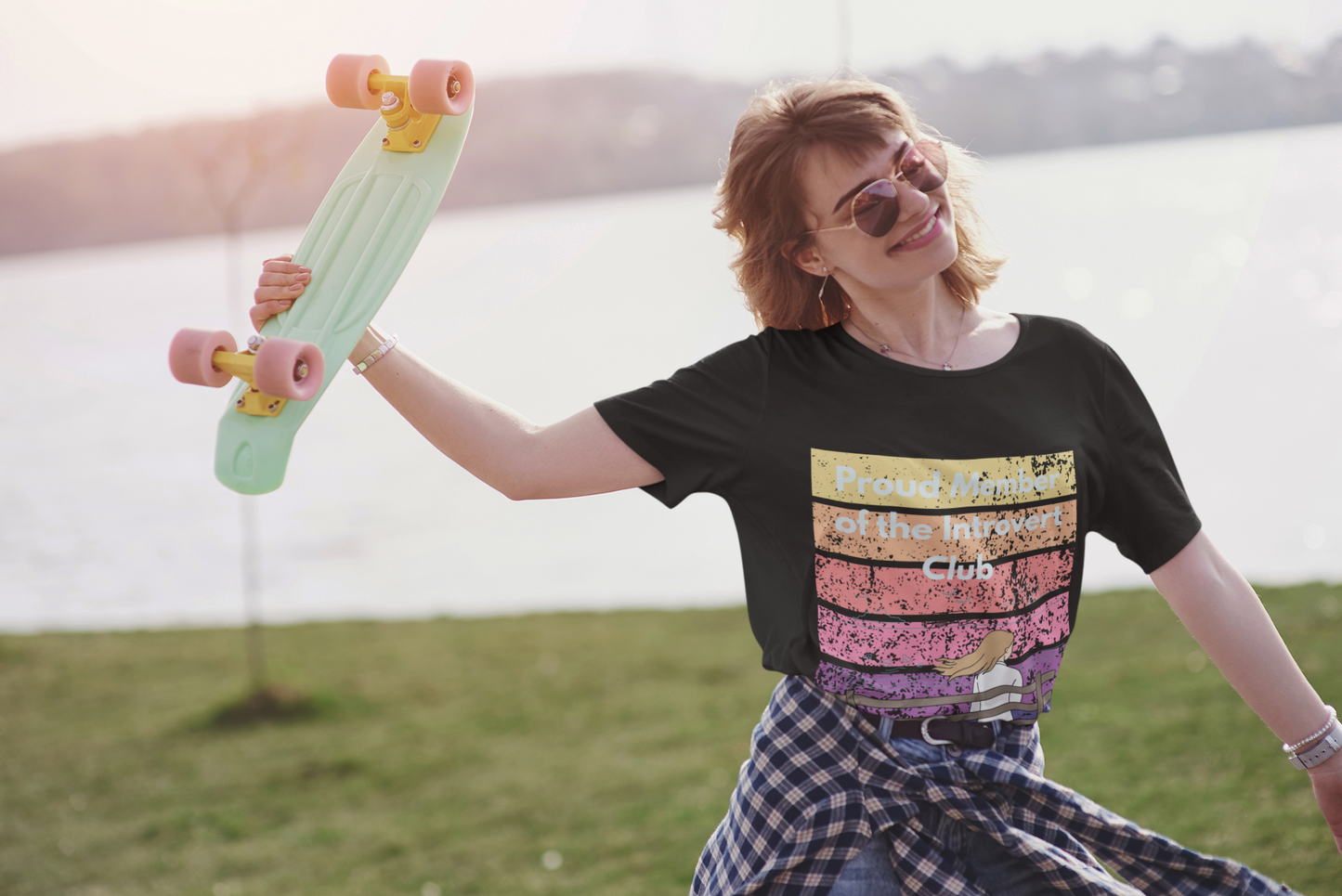 Proud Member of the Introvert Club Shirt – Funny Retro Unisex T-Shirt for Introverts