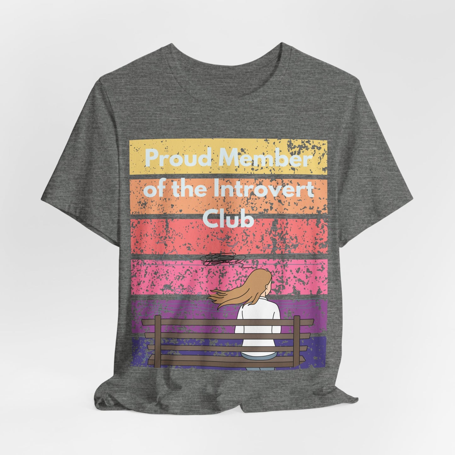 Proud Member of the Introvert Club Shirt – Funny Retro Unisex T-Shirt for Introverts