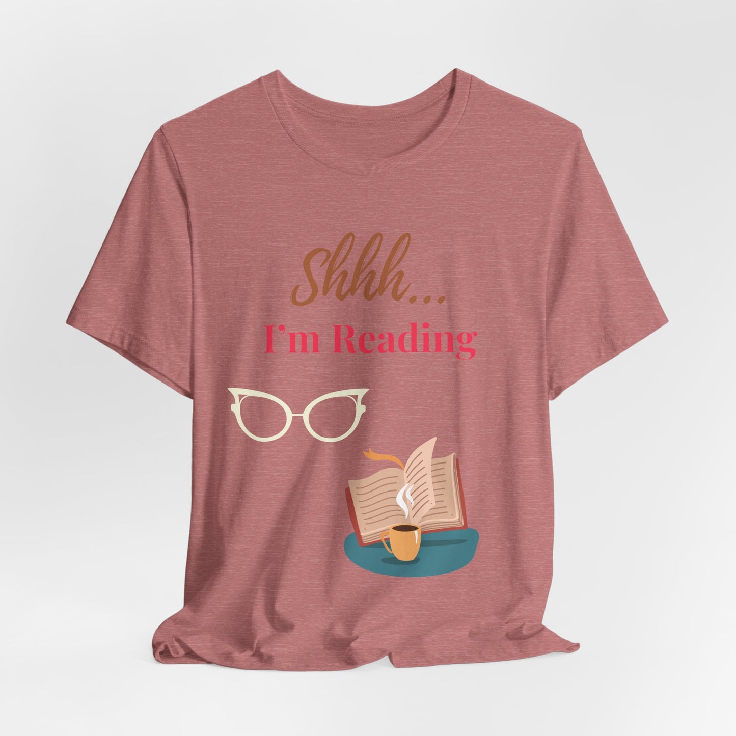 Shhh... I’m Reading T-Shirt – Funny Book Lover Gift & Cozy Literary Apparel for Readers
